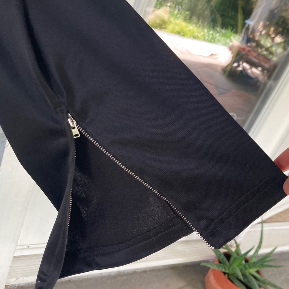 H&M Black Pants with Pink Label Detail - Picture 3 of 10